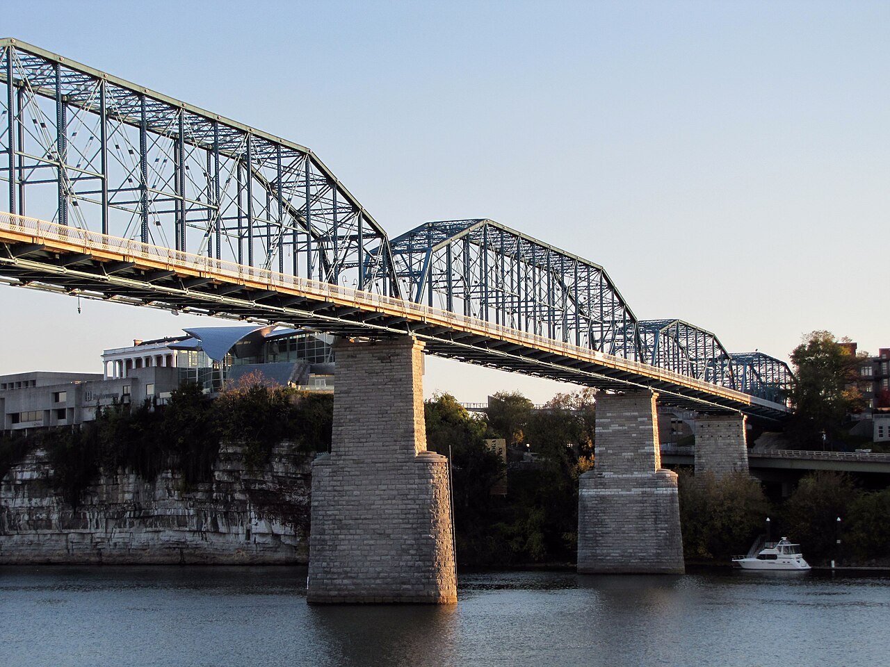 The Walnut Street Bridge over the Tennessee River.