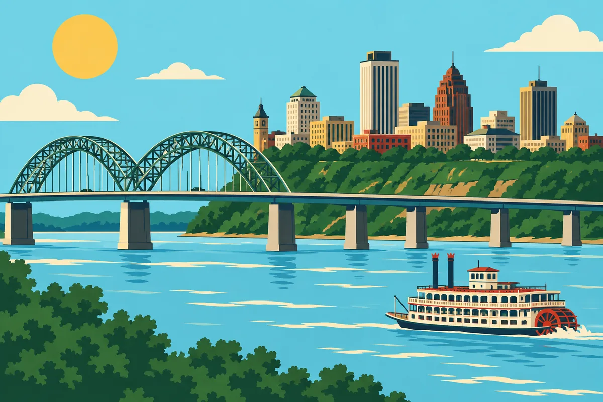Illustration of Memphis, Tennessee