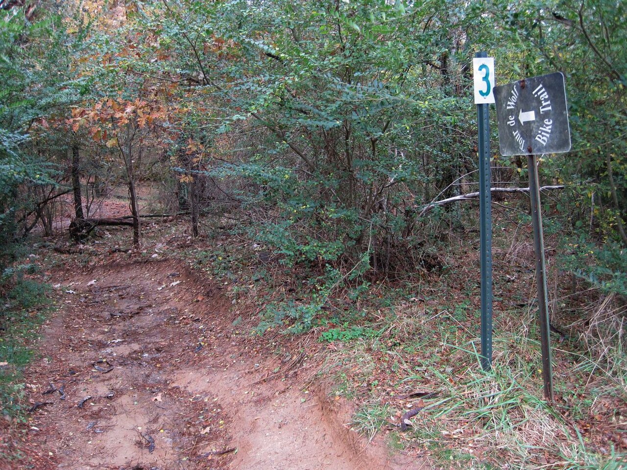 A trail at Shelby Farms Park in East Memphis.