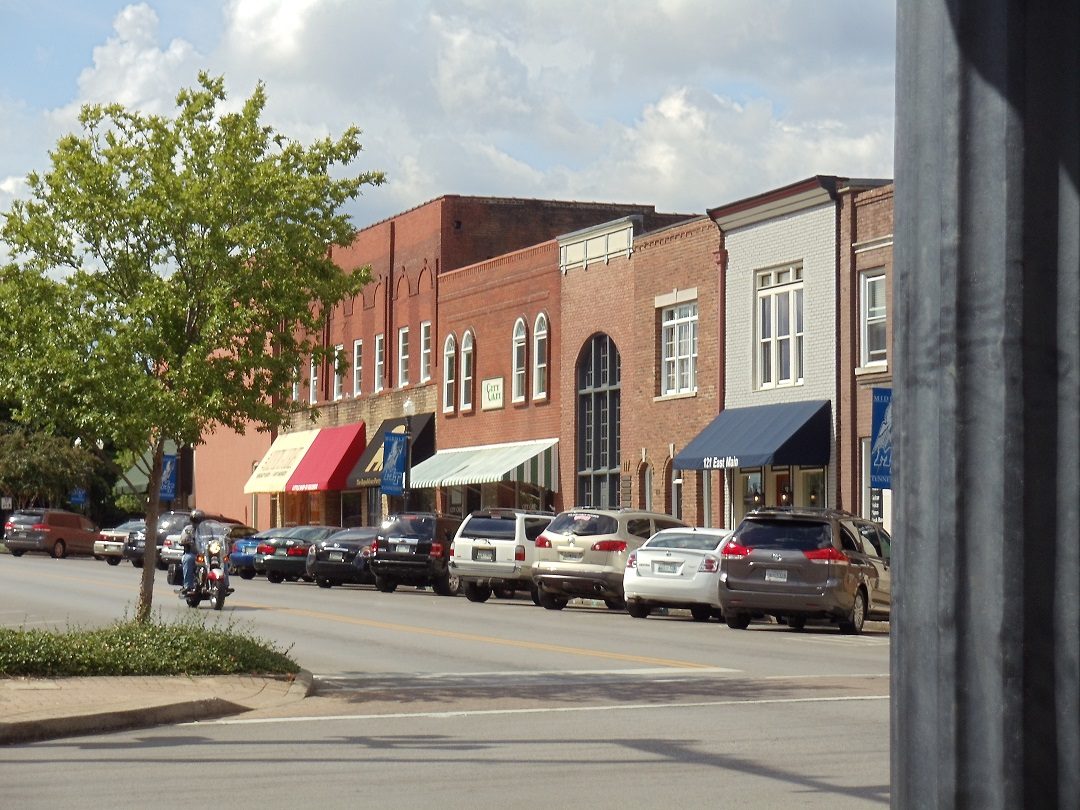 The East Main Street Historic District in Murfreesboro, Tennessee.